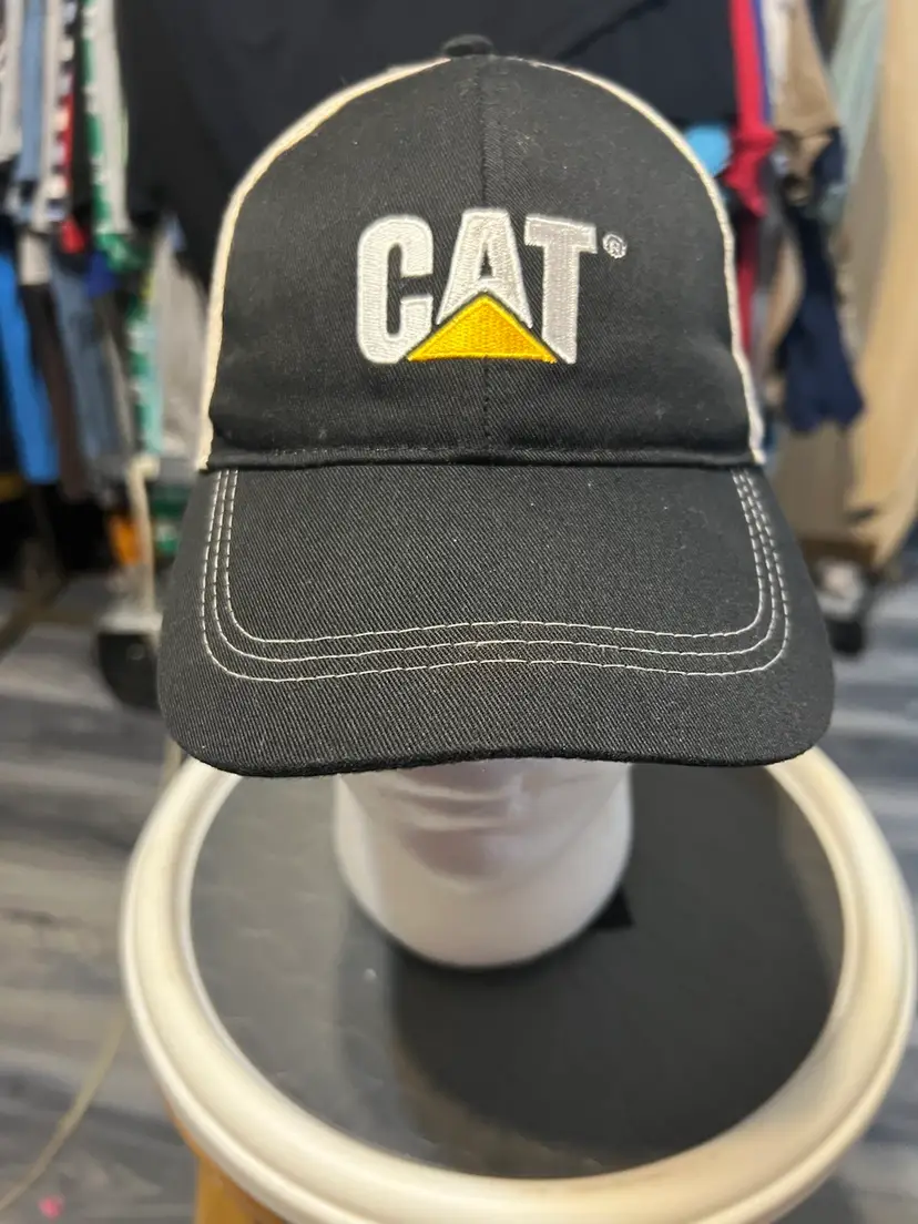 Unisex CAT Black White Adjustable Hat