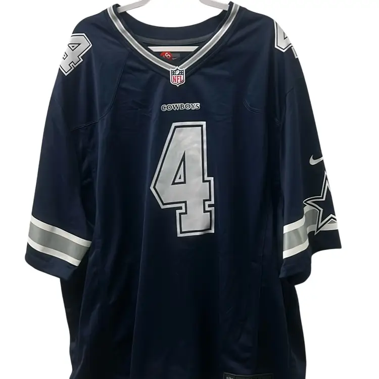 New$130 Dak Prescott Size 4XL  Nike On Field Jersey