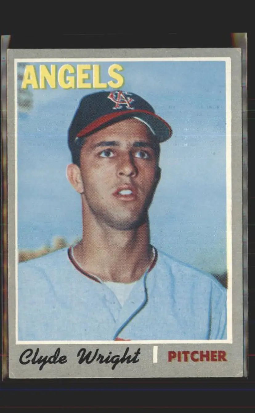 Clyde Wright 1970 Topps #543 - (pk6) - California Angels