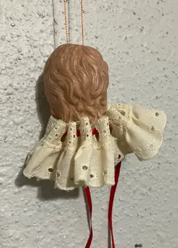 Handmade Rusty Orange & Purple Beanie Hat With Poofy Top - Optional Roll-up Brim