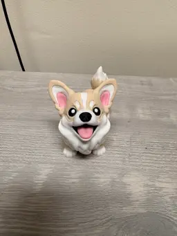 3D Printed Corgie 3 X 4