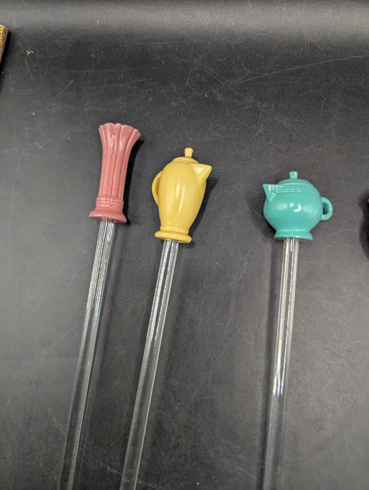 Vintage Fiestaware Swizzle Sticks No Box.