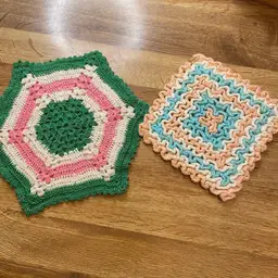 (2) Handmade Hot pads