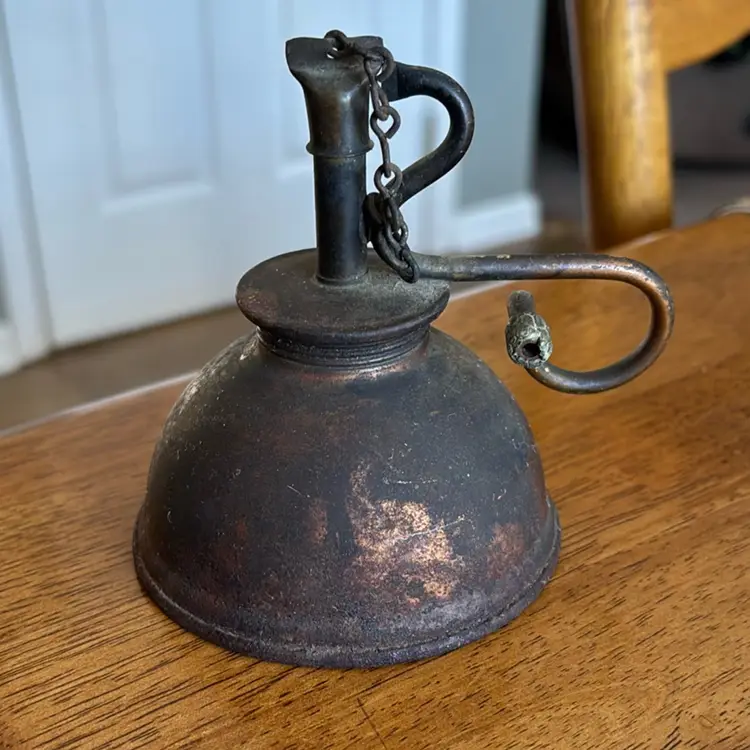 Oil Can Crusty Copper Bent Nozzle