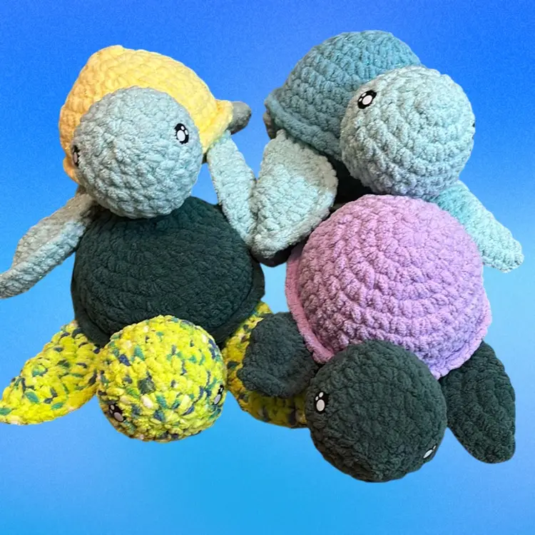 Crochet Turtle Pick One