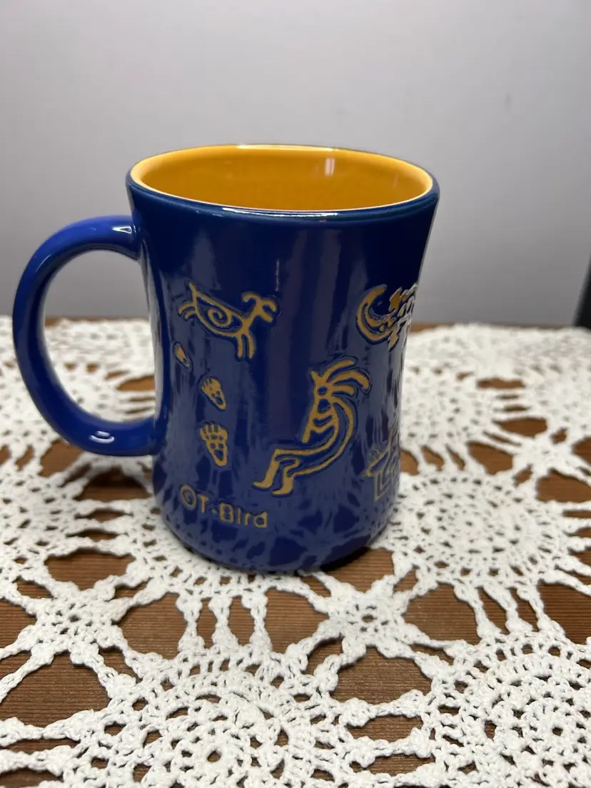 Starbucks “OT-Bird” With Native American Figures No Souvenir Advertisement Part Of The Been There Series@4” Tall