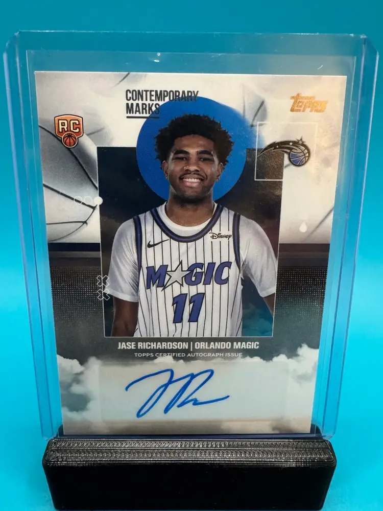 Jace Richardson Topps Contemporary Marks Auto RC Orlando Magic