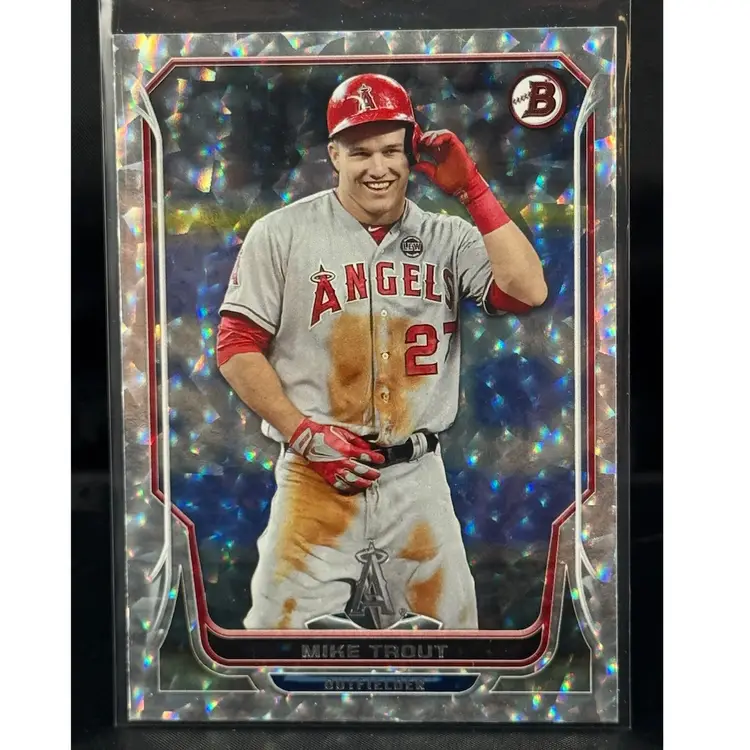 Mike Trout 2014 Bowman Silver Ice