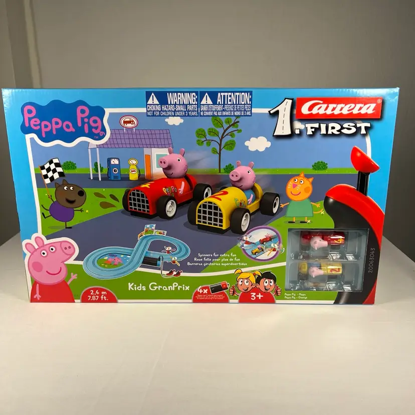 CARRERA PEPPA PIG KIDS GRANPRIX Racetrack Fun & Adventure Pack (Ages 3+) Sealed