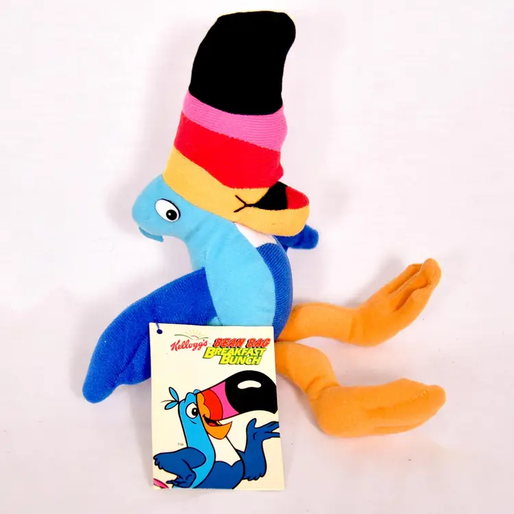 Kellogg’s Toucan Sam Breakfast Bunch Bean Bag Plush Vintage 1997  NWT