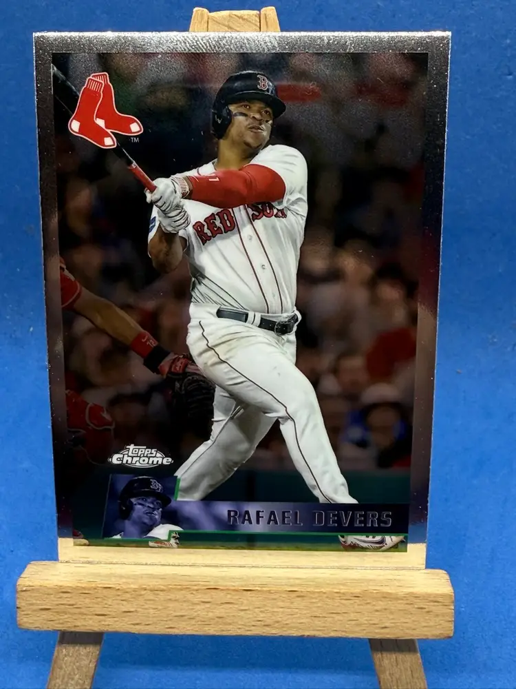 2024 Topps Chrome Lids Mitchell & Ness Rafael Devers #32 Boston Red Sox