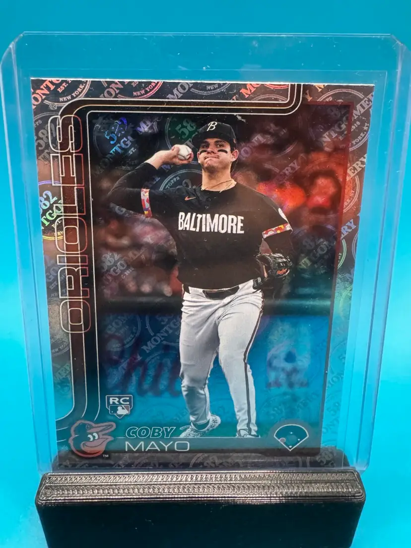 Coby Mayo Topps Montgomery Club Foil RC Baltimore Orioles