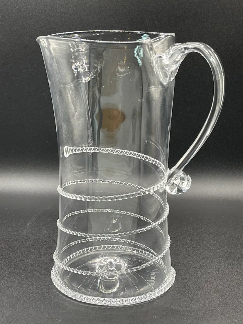 Juliska Amalia Pitcher Bohemian Glass