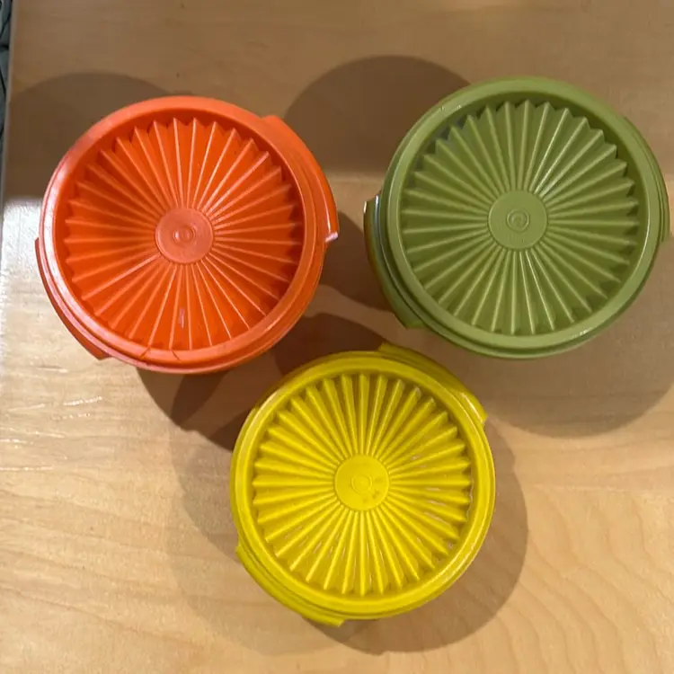 Set Of 3 Tupperware Containers