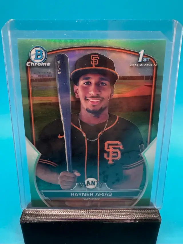 Rayner Arias 1st Bowman Chrome Aqua Refractor /125 San Francisco Giants