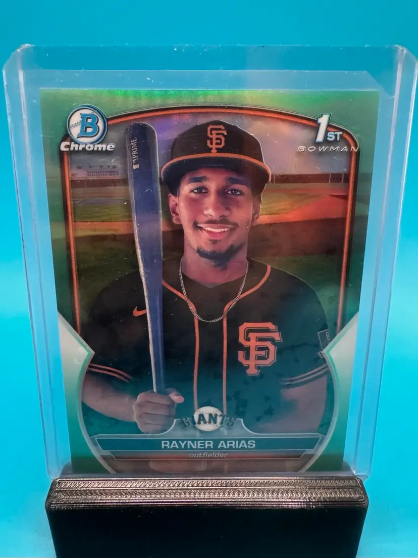 Rayner Arias 1st Bowman Chrome Aqua Refractor /125 San Francisco Giants
