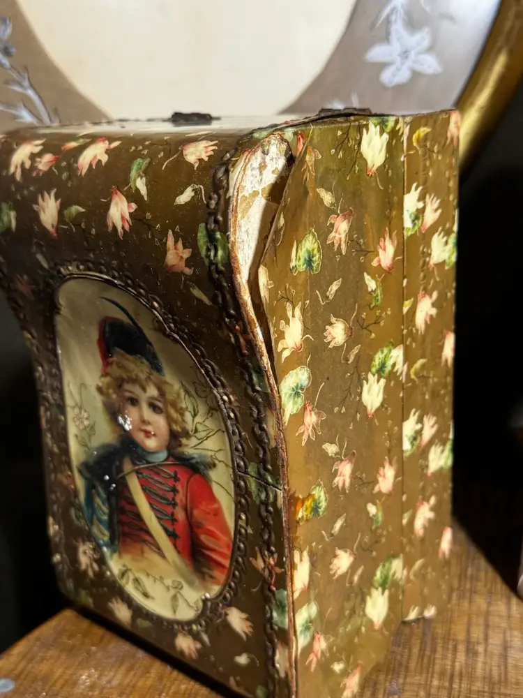 Incredible Antique 1800’s Vanity Dresser Box