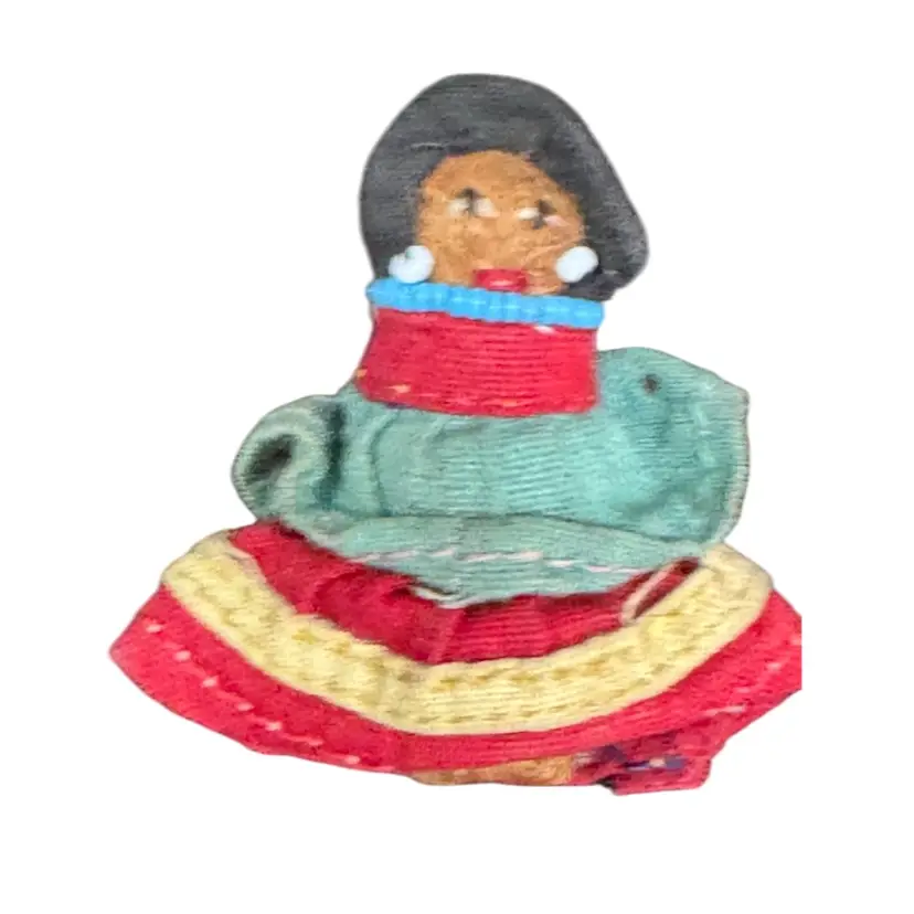 Miniature Native American Doll 2”