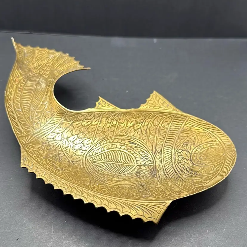 Engraved Brass Fish Marked #430