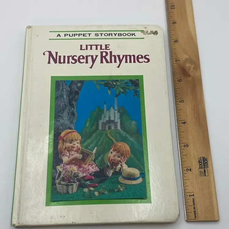 Vintage Puppet Storybook Little Nursery Rhymes 3D 1969