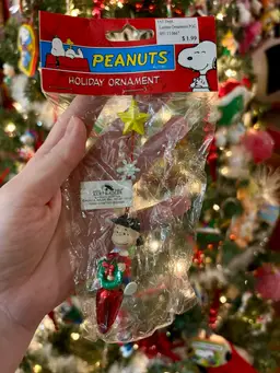 Lucy On Lightbulb Christmas Ornament