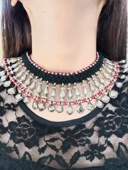 Handmade Tribal Kuchi Choker Necklace