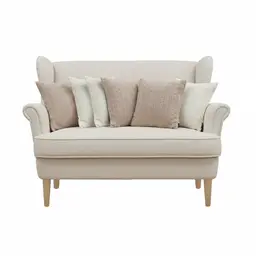 SOGA 6PC Dusty Rose & Classic Cream Cable Knit Decorative 45cm Pillow Covers Set