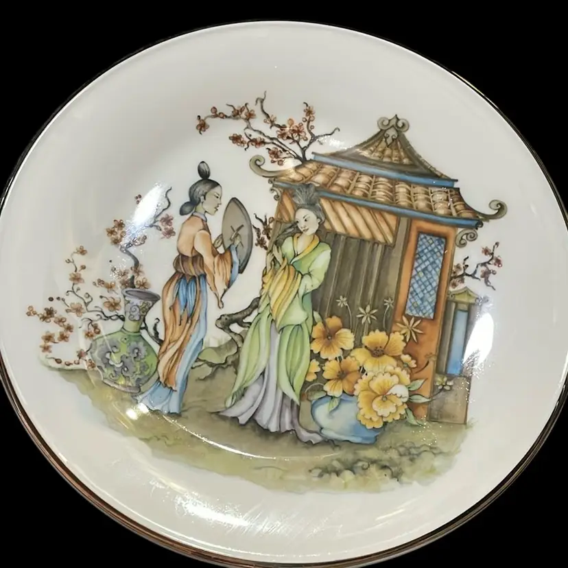 002 Chinoiserie Plate