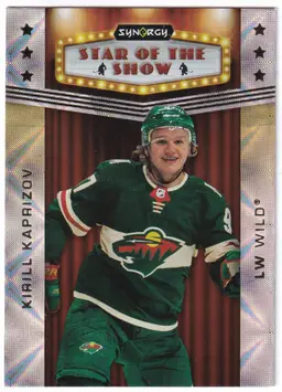 2023-24 Synergy Star Of The Show #SOS15 Kirill Kaprizov Minnesota Wild Hockey Card