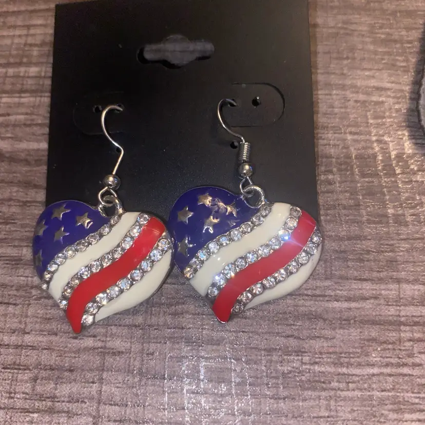 Flag Earrings