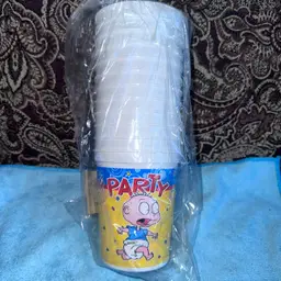 RARE Vintage NOS 1998 Rugrats 17Oz Plastic 12”Stadium Cups Pack Of 12