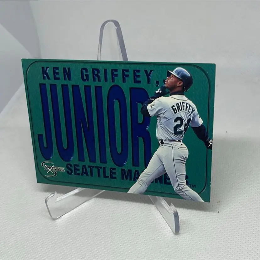 1998 skybox name plates dugout, ken griffey jr. #139 Seattle Mariners