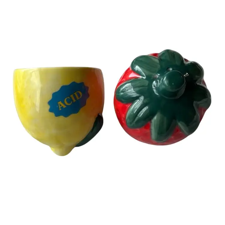 DOIY Farmers’ Market Salt & Pepper Shaker Set 2.5” & 3”