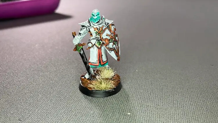 Custom Painted Reaper Mini Vernone, Ivy Crown Knight Sku 77382