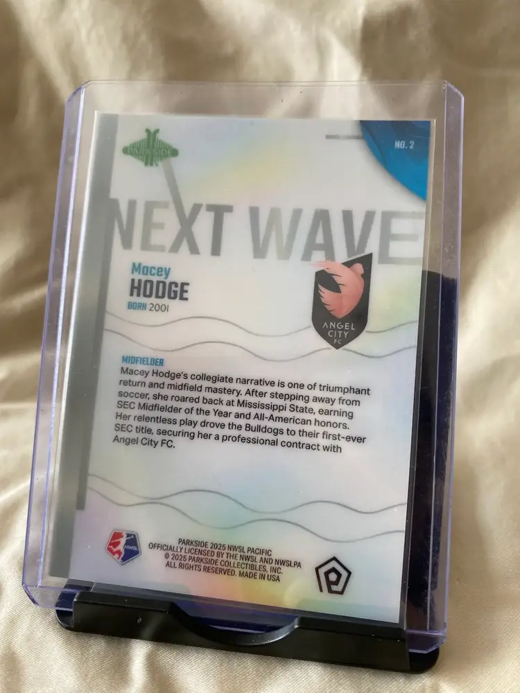 Macey Hodge 2025 Parkside Pacific Next Wave 70/99