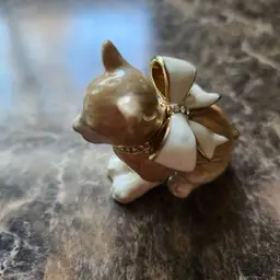 Cat Porcelain Trinket/Pill Box