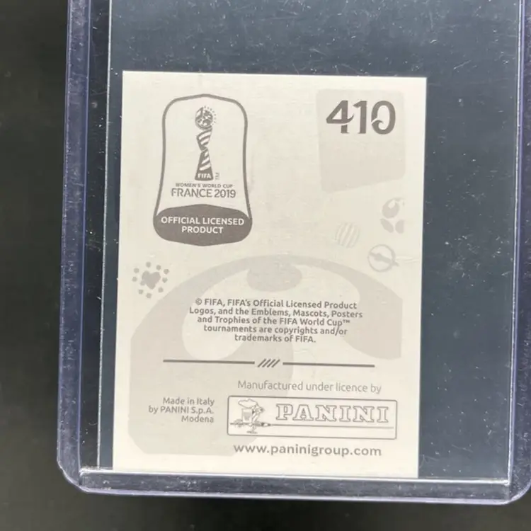 Kelley O’Hara 2019 Panini Women’s World Cup Sticker USA Soccer Card