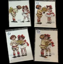 Set Of 4 Postcards