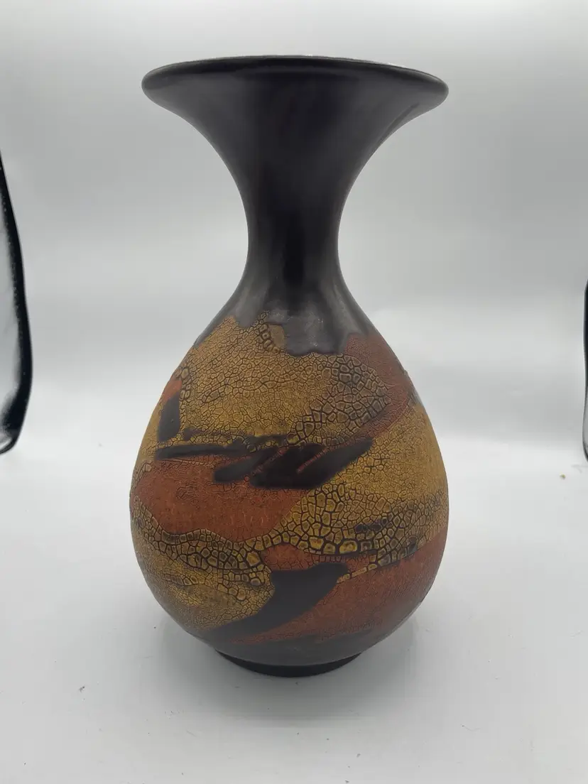 Royal Haeger earth wrap lava glaze