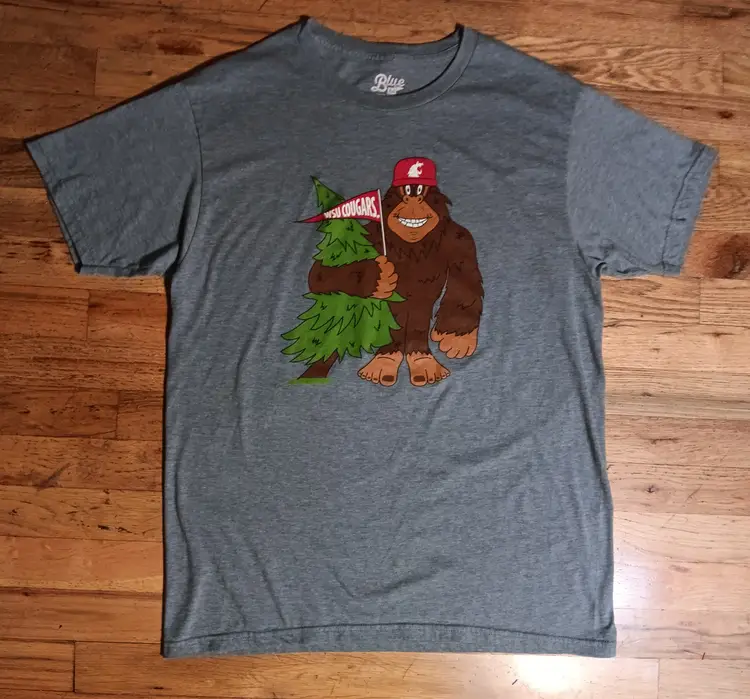 Washington State Cougars Sasquatch t-shirt NEW College Football sweatshirt hat