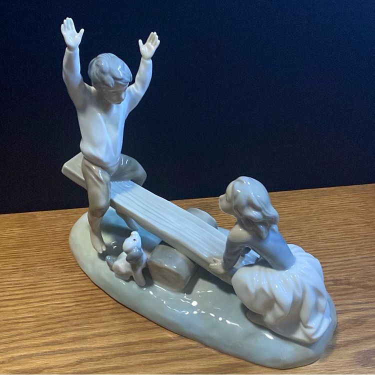 Do You See What I Saw Lladro Seesaw Figurine