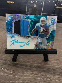 Kenny Golladay 2017 Panini Spectra RC Rookie Patch Auto Autograph /75 NFL Football Card Detroit Lions (A2)