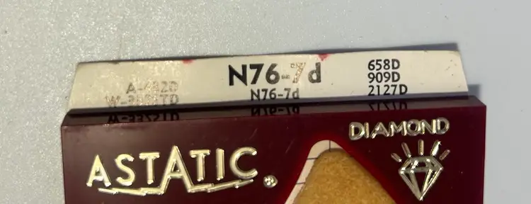 Vintage Astatic Diamond NOS Replacement Record Player Stylus/Needle N76-7d Astatic