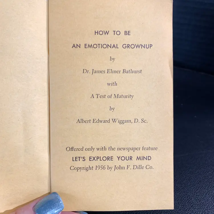 Vintage Self-Help Booklet