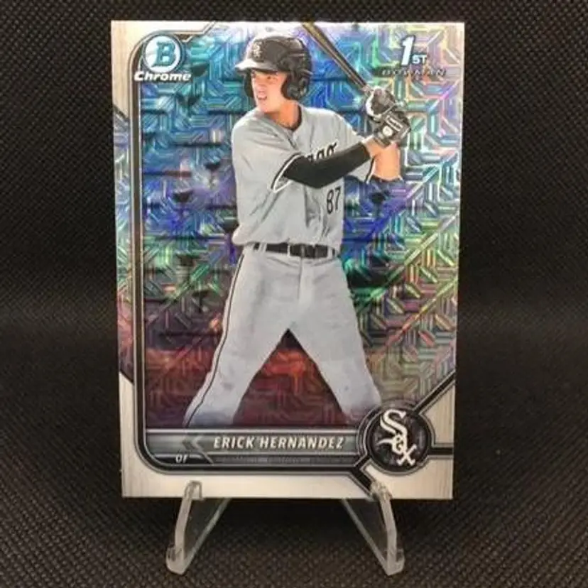 Erick Hernandez 2022 Bowman Chrome #BCP-181 1st Mojo Refractor - Chicago White Sox