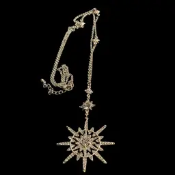 Rhinestone Star Necklace