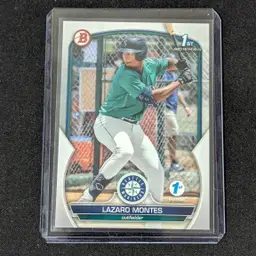 2023 Bowman 1st Edition Lazaro Montes Baseball Card - Seattle Mariners