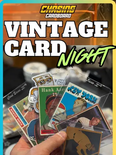 VINTAGE CARD NIGHT l CHASING CARDBOARD TEAM 