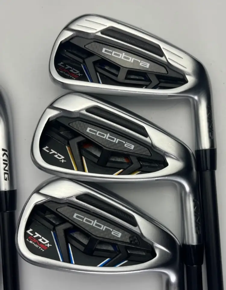 Cobra LTDx One Length Irons 7-PW, GW, SW - KBS PGI 75 Regular Flex +0.5" - Good