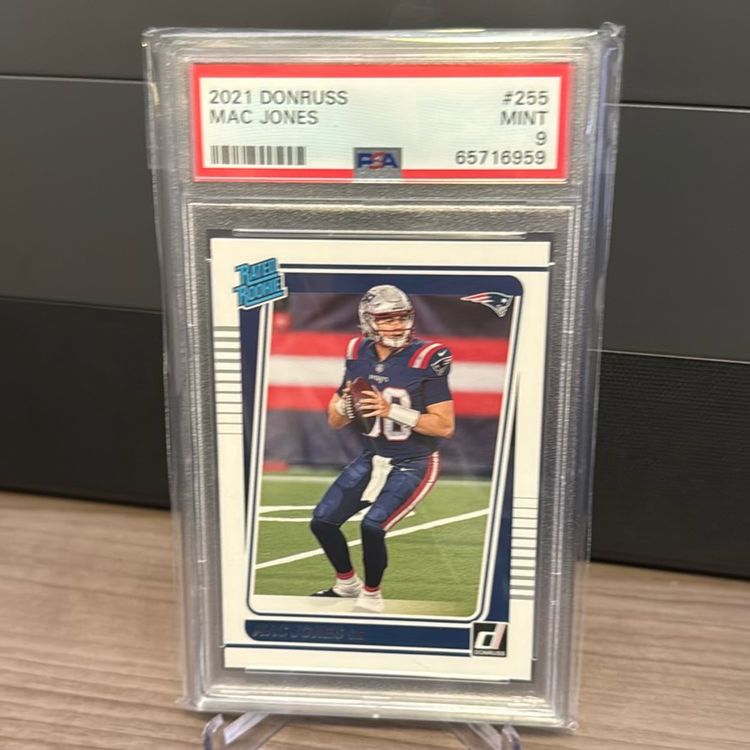 Mac Jones 2021 Donruss PSA 9